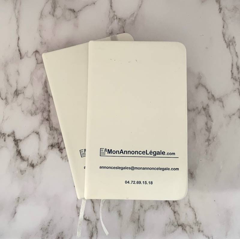 Blocs-notes personnalisés Mon Annonce Légale