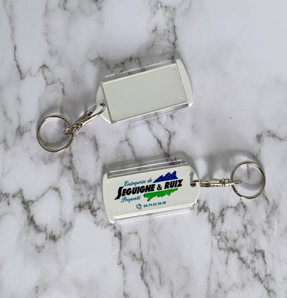 Porte clé personnalisé Seguine & Ruiz