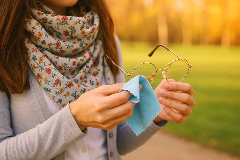 Création de lingette microfibre personnalisée OPE FIVE