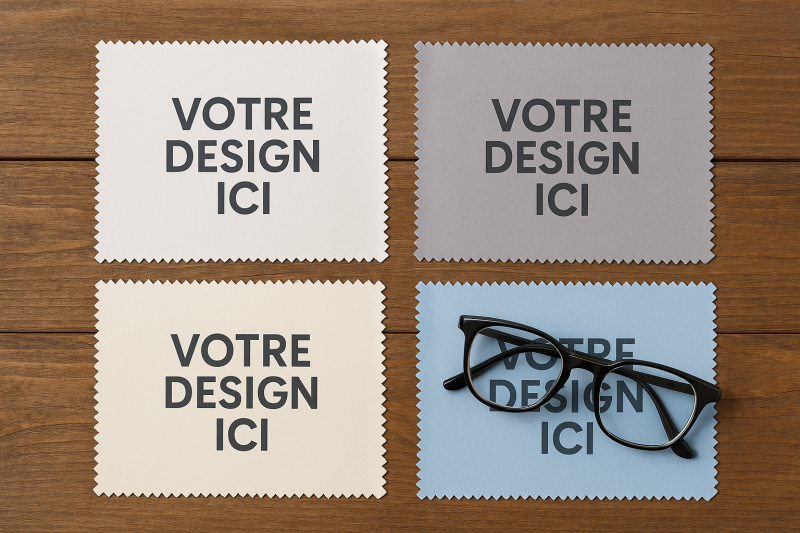 Personnalisation de chiffon lunette pas cher