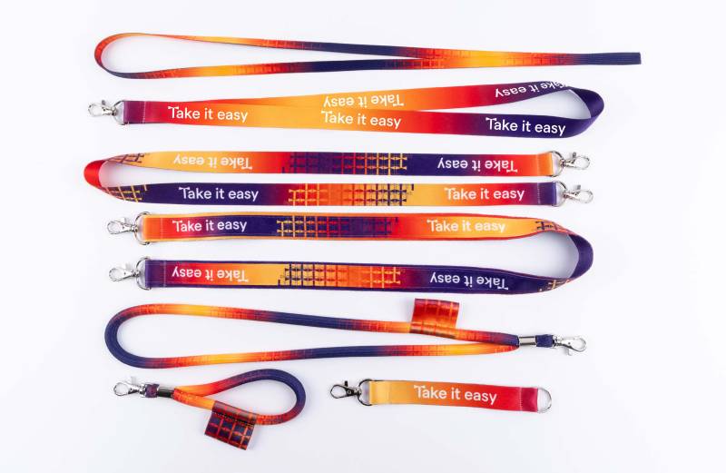 Type de lanyard publicitaire personnalisable