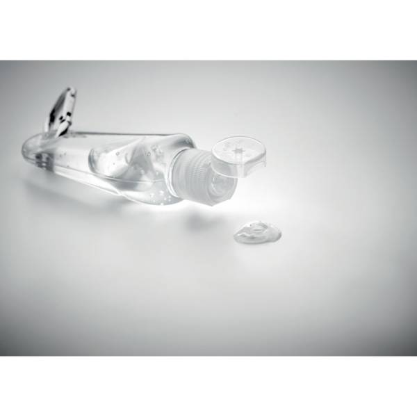 Personnalisation de flacon de gel hydroalcoolique OPE FIVE